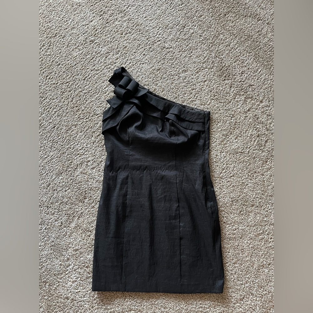 Black cocktail dress.